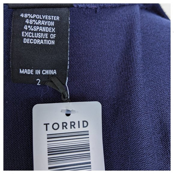 TORRID 2 NWT Disney Stitch Cardigan 2X - Picture 10 of 11